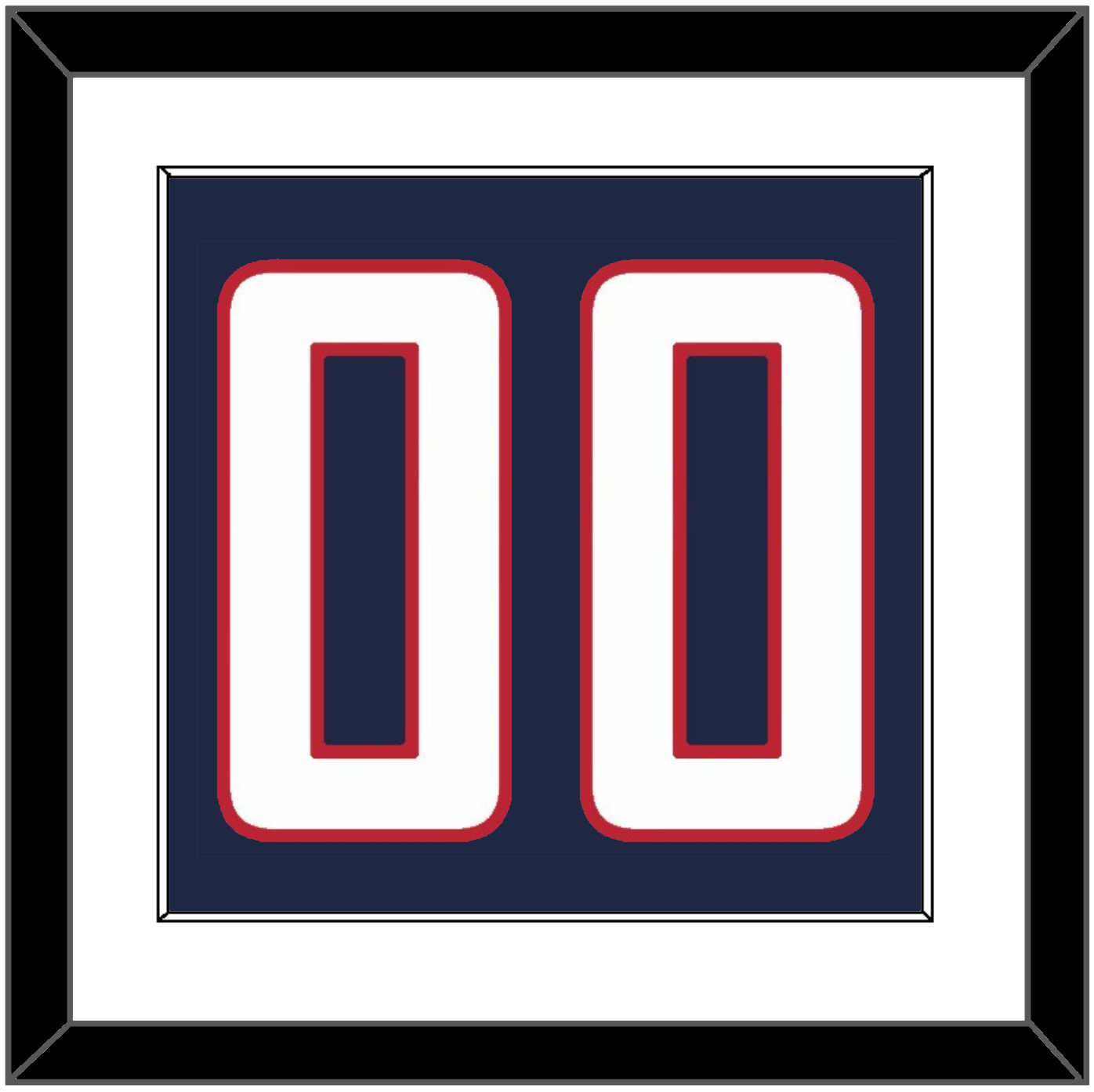 United States Men’s Hockey Number - 2010 Olympics Road Blue - Essential Tier 1