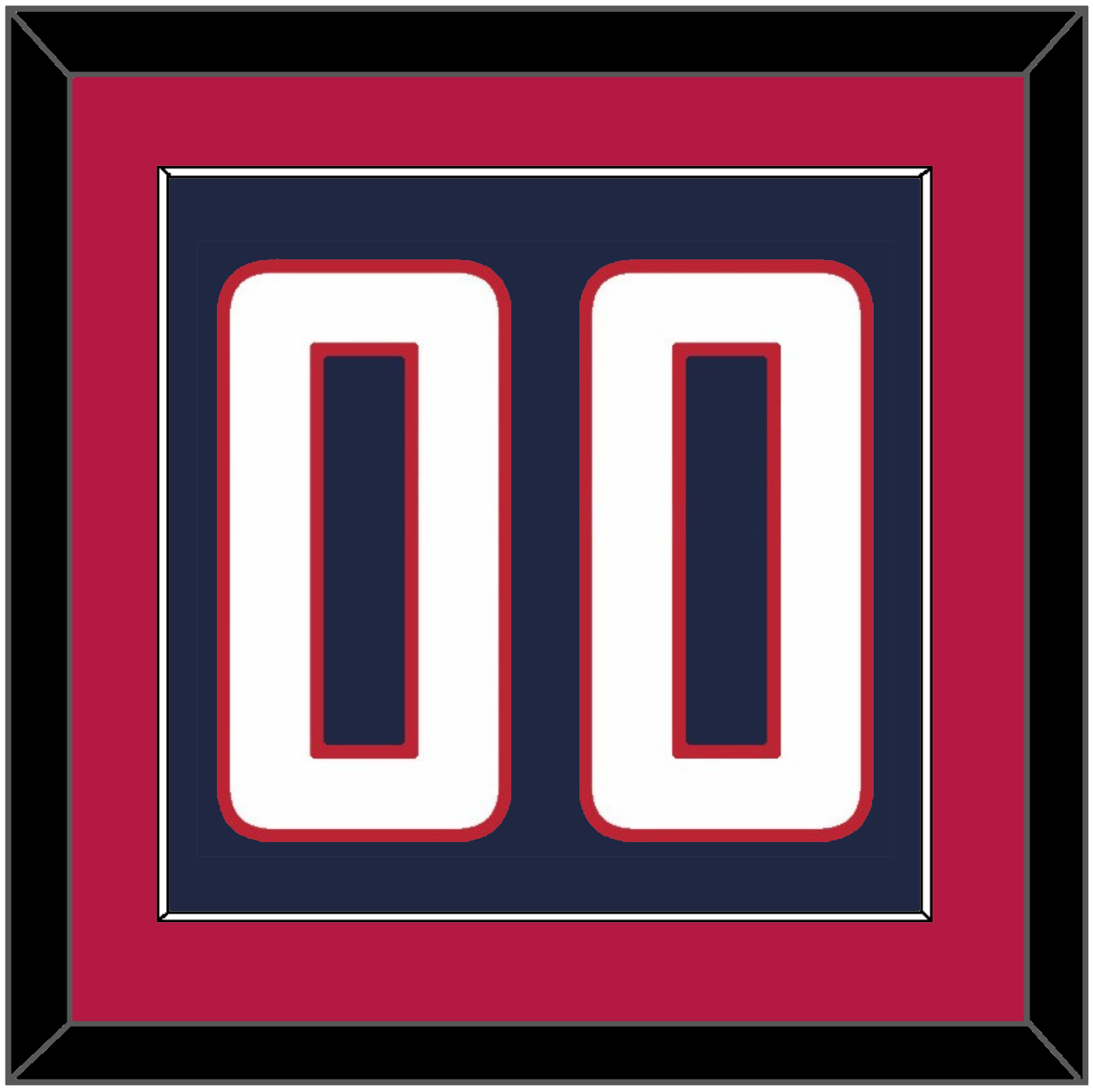 United States Men’s Hockey Number - 2014 Olympics Road Blue - Essential Tier 2