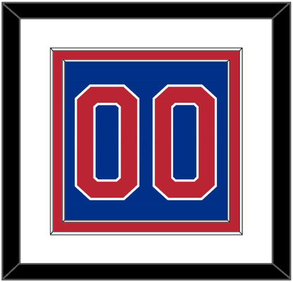United States Men’s Hockey Number - 1980 Olympics Road Blue - Signature Tier 1