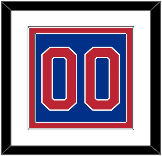 United States Men’s Hockey Number - 1980 Olympics Road Blue - Signature Tier 1
