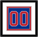 United States Men’s Hockey Number - 1980 Olympics Road Blue - Double Mat 1