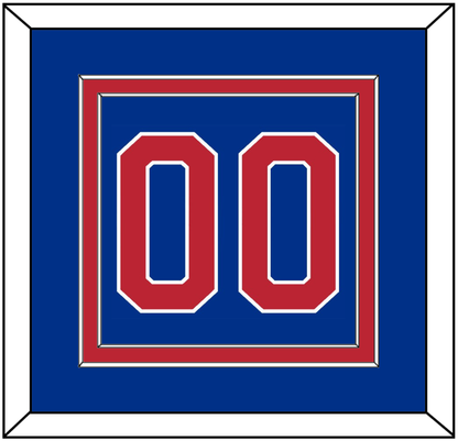 United States Men’s Hockey Number - 1980 Olympics Road Blue - Signature Tier 2