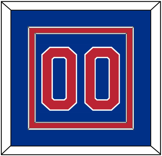 United States Men’s Hockey Number - 1980 Olympics Road Blue - Signature Tier 2