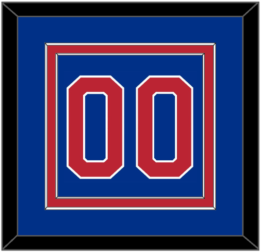 United States Men’s Hockey Number - 1980 Olympics Road Blue - Signature Tier 2