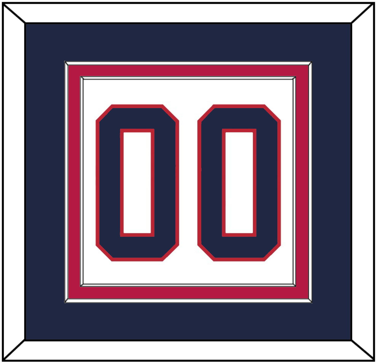 United States Men’s Hockey Number - 2002 Olympics Home White - Signature Tier 3