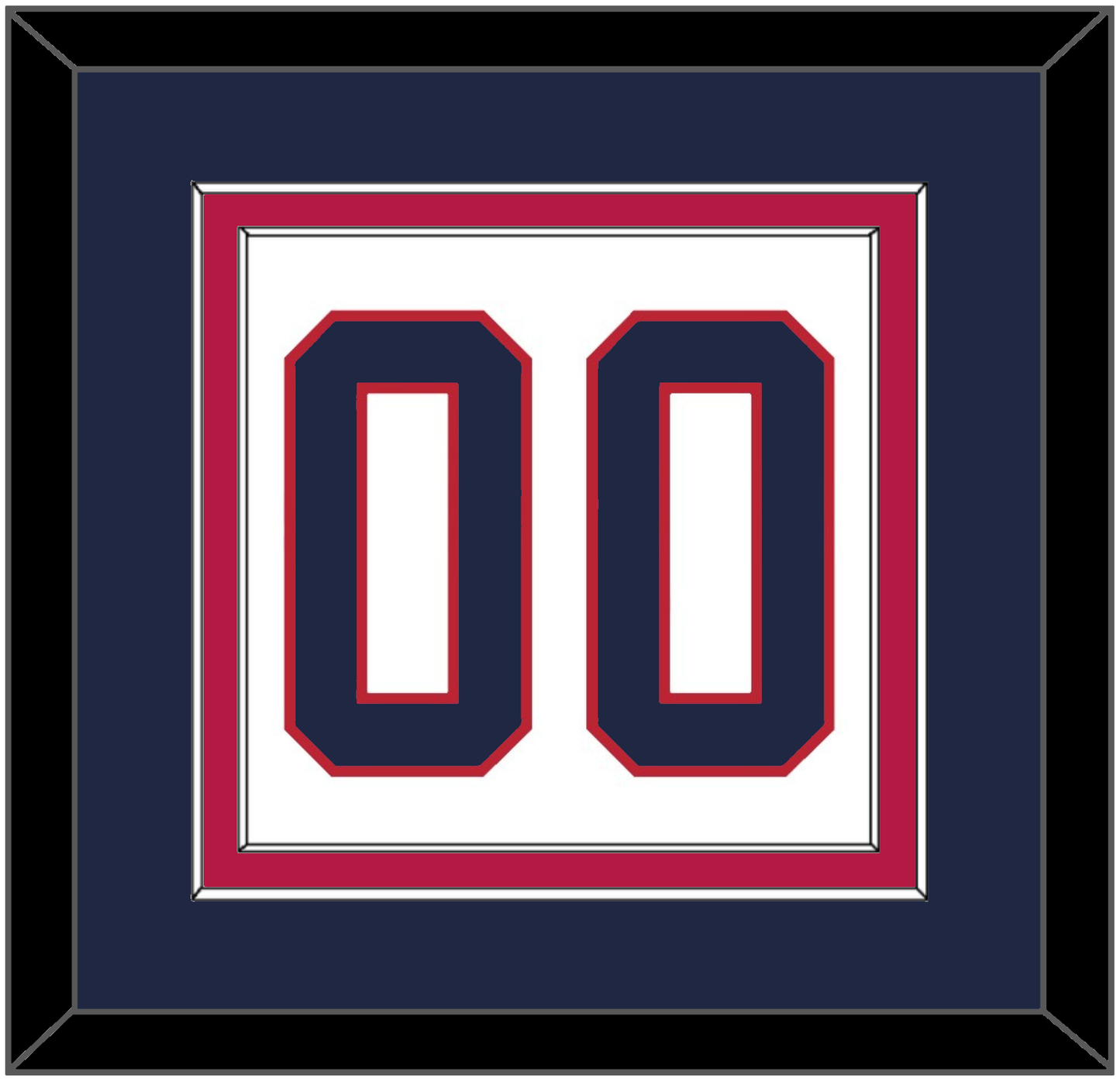 United States Men’s Hockey Number - 2002 Olympics Home White - Signature Tier 3