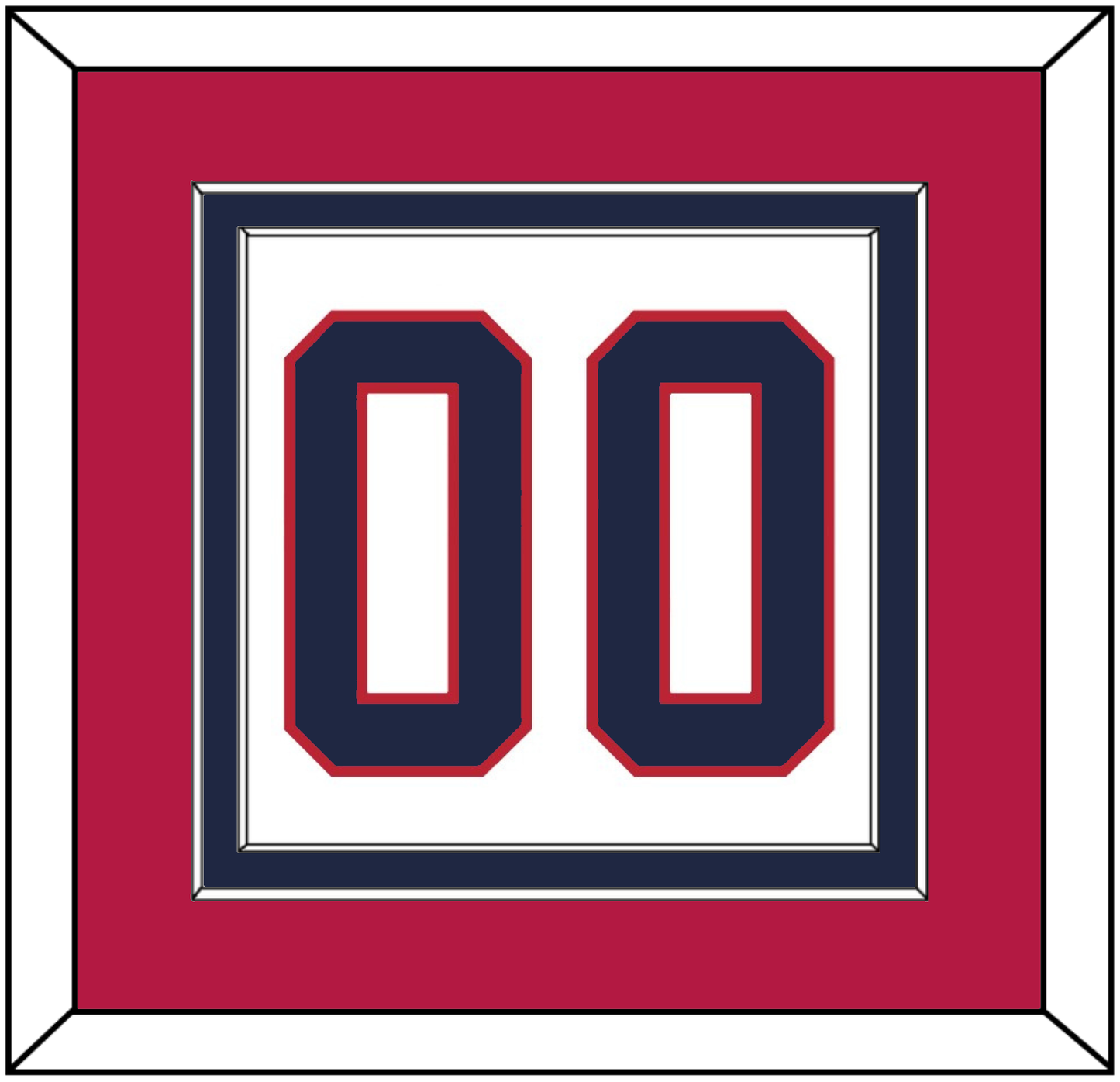 United States Men’s Hockey Number - 2002 Olympics Home White - Signature Tier 4