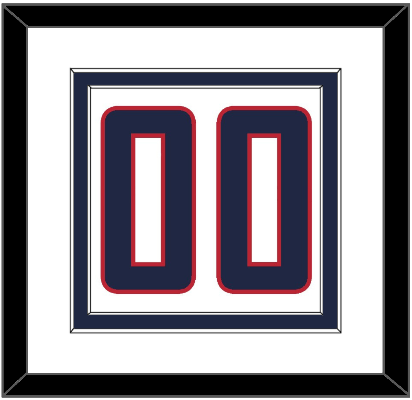 United States Men’s Hockey Number - 2014 Olympics Home White - Signature Tier 2