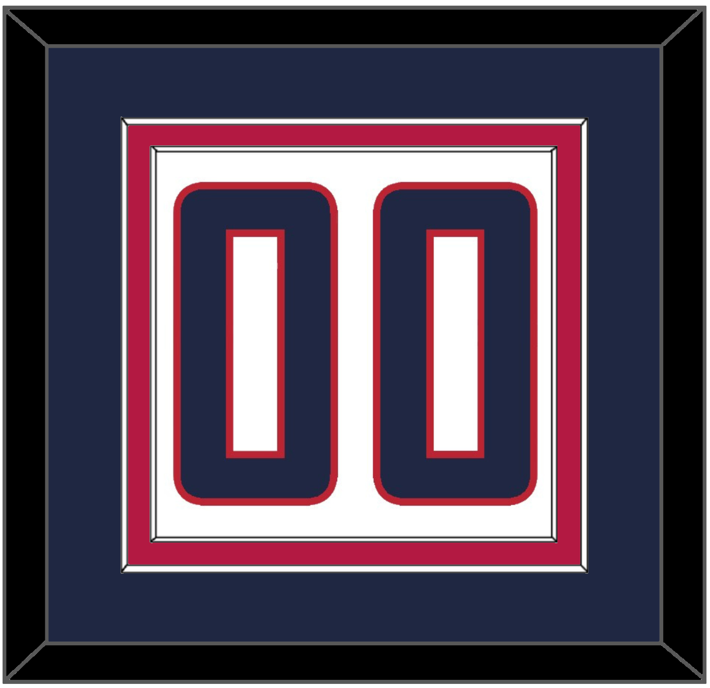 United States Men’s Hockey Number - 2010 Olympics Home White - Signature Tier 3