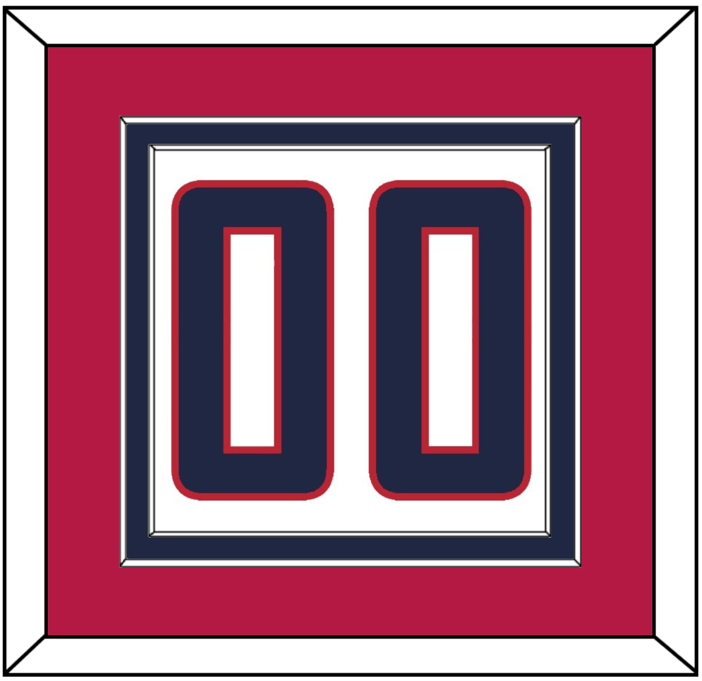 United States Men’s Hockey Number - 2010 Olympics Home White - Signature Tier 4