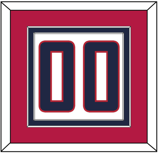 United States Men’s Hockey Number - 2014 Olympics Home White - Signature Tier 4