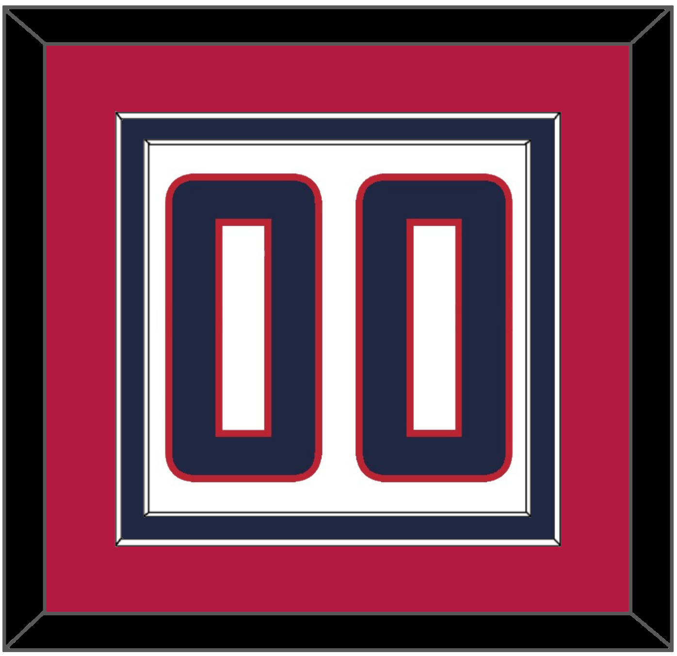United States Men’s Hockey Number - 2010 Olympics Home White - Signature Tier 4