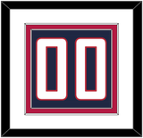 United States Men’s Hockey Number - 2014 Olympics Road Blue - Double Mat 1