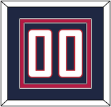 United States Men’s Hockey Number - 2014 Olympics Road Blue - Double Mat 2