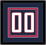 United States Men’s Hockey Number - 2014 Olympics Road Blue - Double Mat 2