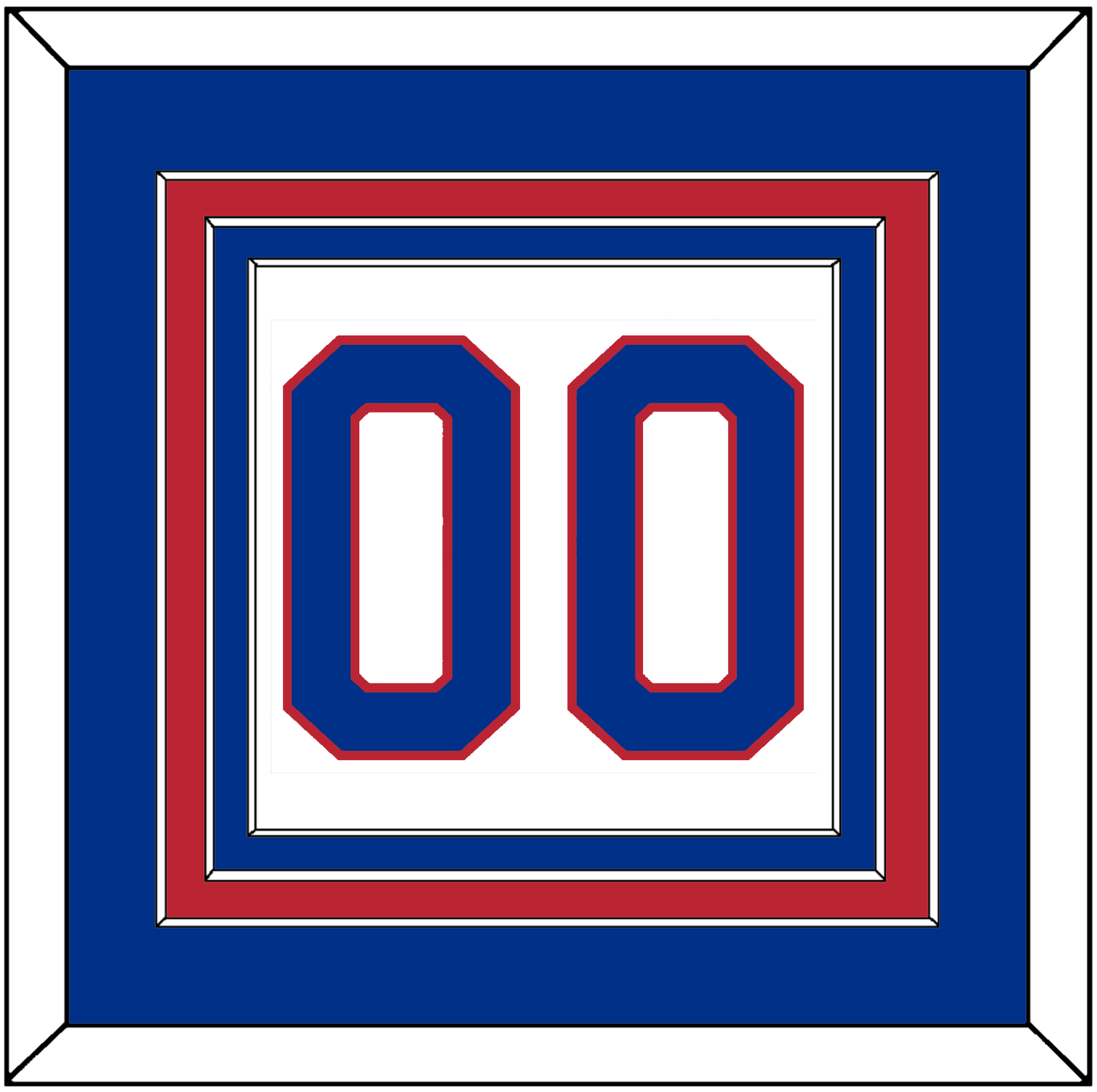 United States Men’s Hockey Number - 1980 Olympics Home White - Premier Tier 2