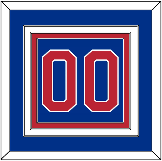 United States Men’s Hockey Number - 1980 Olympics Road Blue - Premier Tier 2
