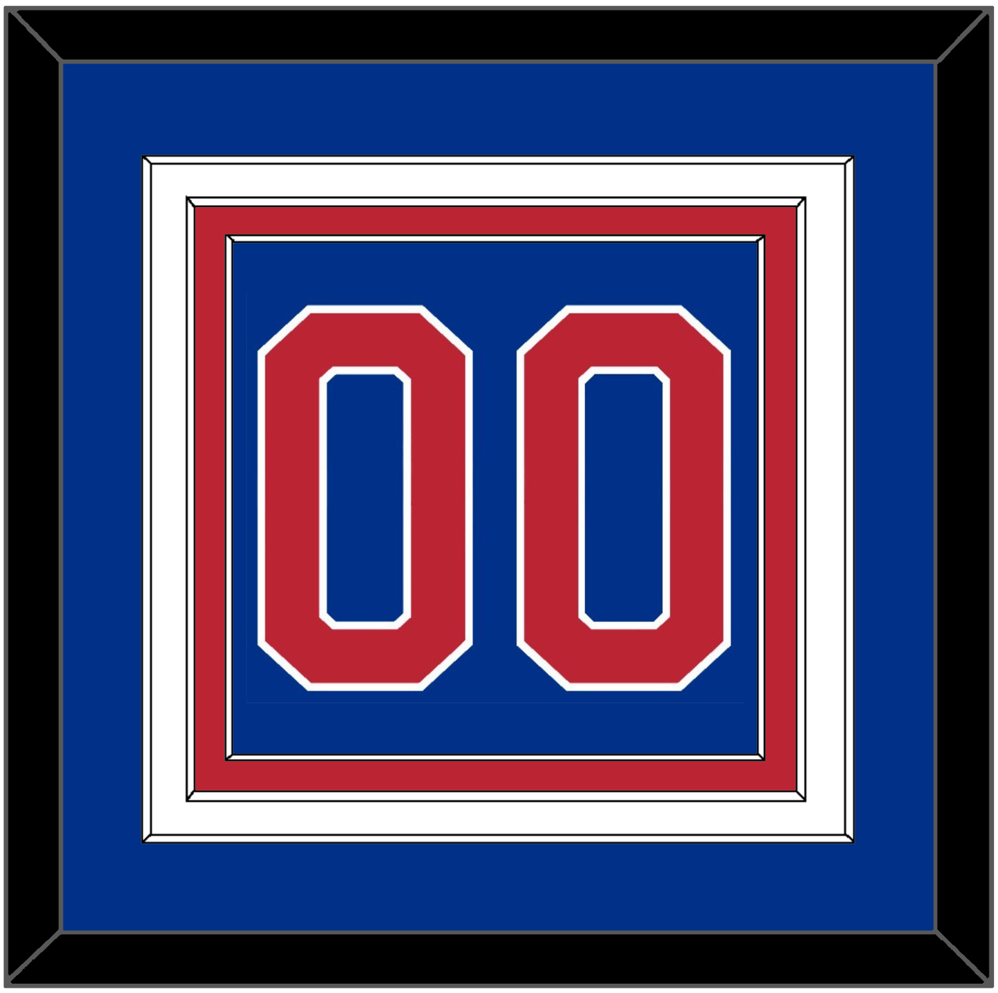 United States Men’s Hockey Number - 1980 Olympics Road Blue - Premier Tier 2