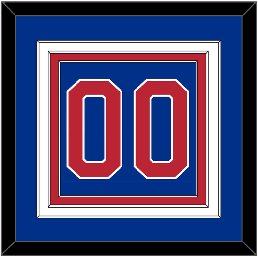 United States Men’s Hockey Number - 1980 Olympics Road Blue - Premier Tier 2