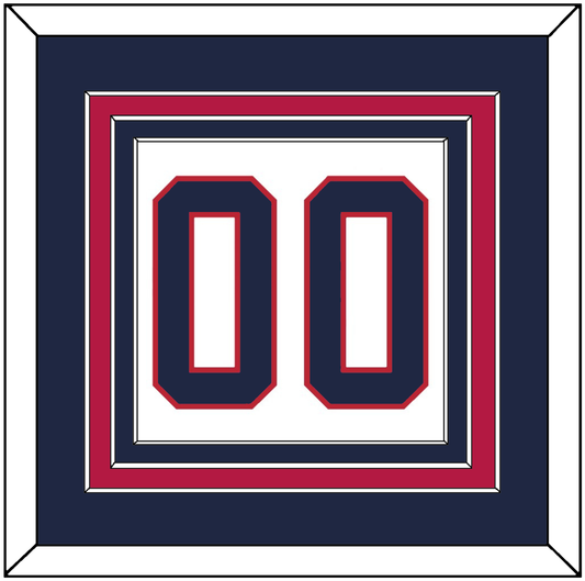 United States Men’s Hockey Number - 2002 Olympics Home White - Premier Tier 2