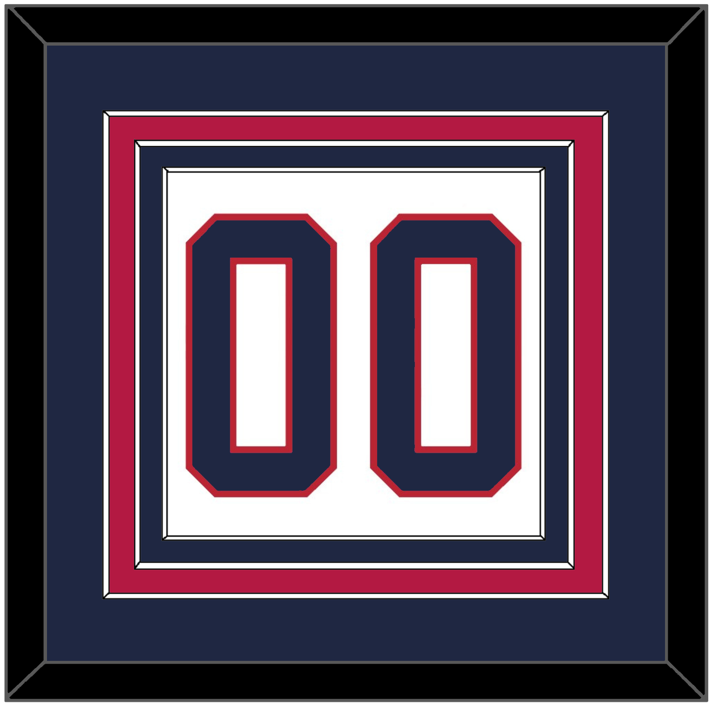 United States Men’s Hockey Number - 2002 Olympics Home White - Premier Tier 2