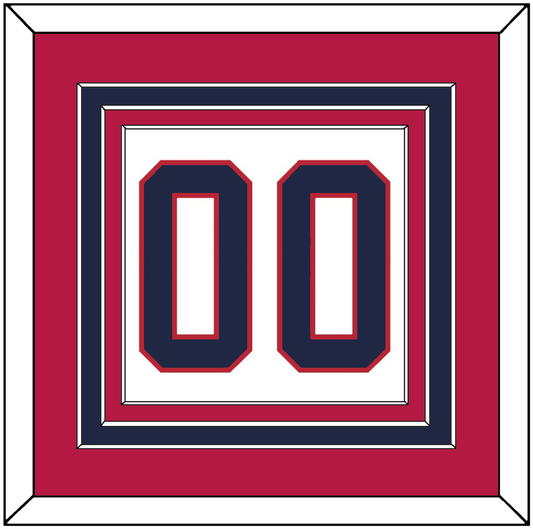 United States Men’s Hockey Number - 2002 Olympics Home White - Premier Tier 3