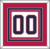 United States Men’s Hockey Number - 2002 Olympics Home White - Triple Mat 3