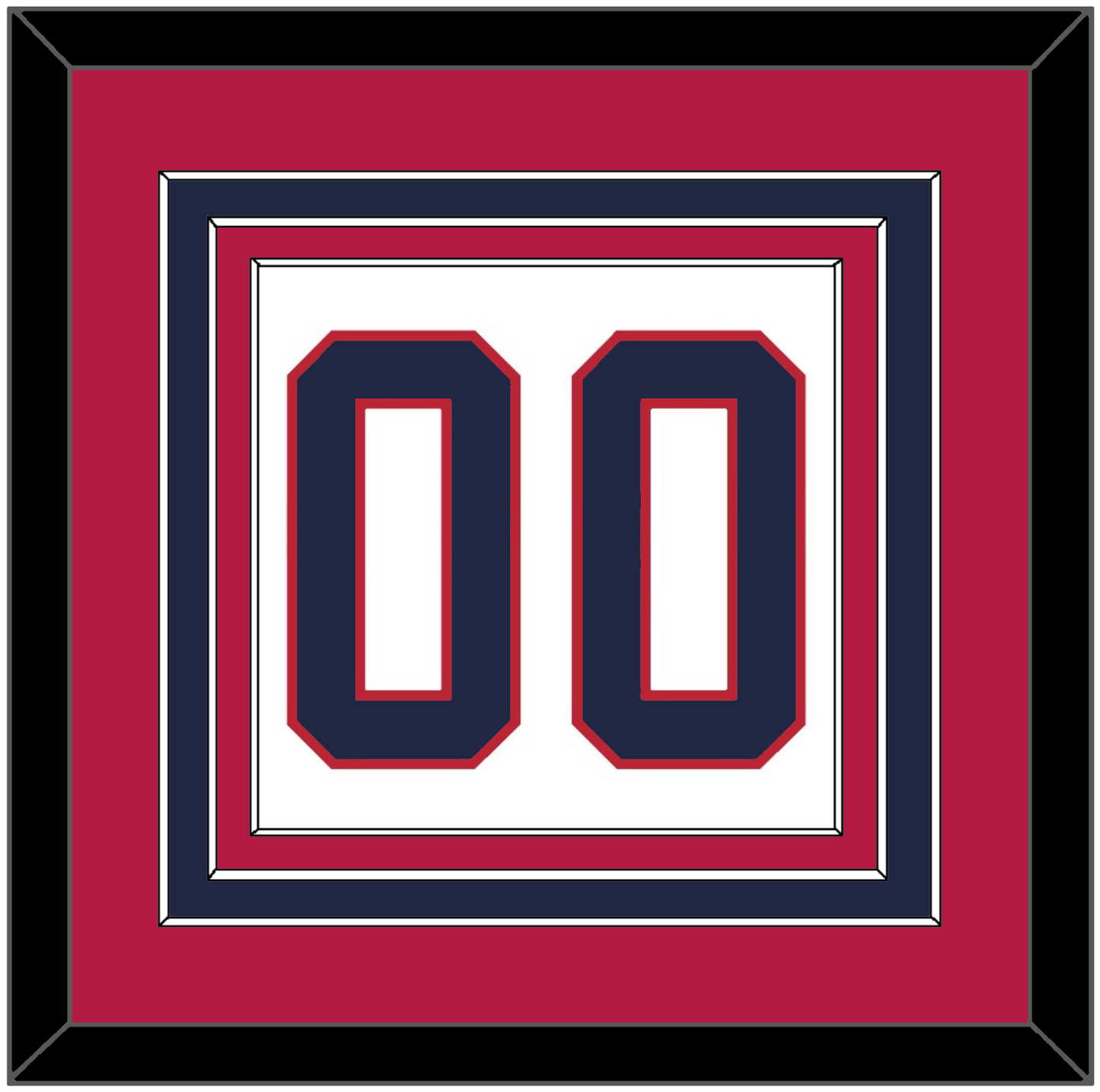 United States Men’s Hockey Number - 2002 Olympics Home White - Premier Tier 3