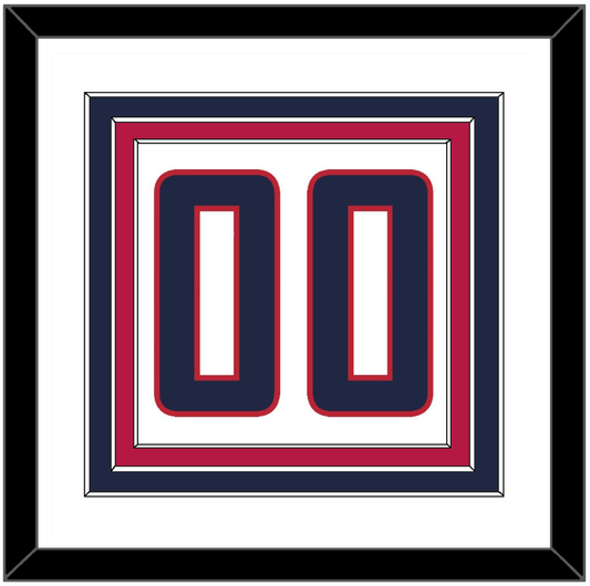 United States Men’s Hockey Number - 2010 Olympics Home White - Premier Tier 1