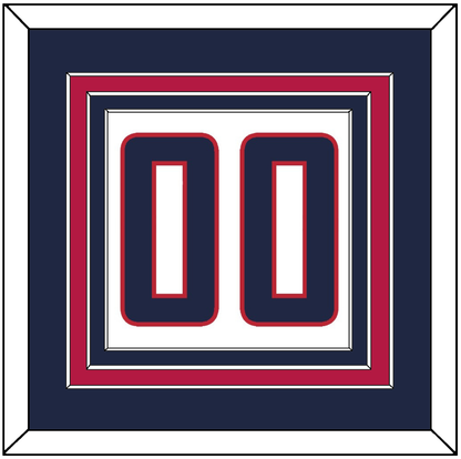 United States Men’s Hockey Number - 2010 Olympics Home White - Premier Tier 2