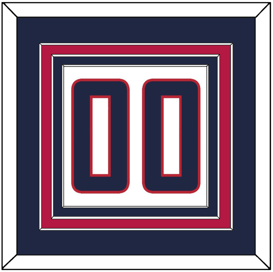 United States Men’s Hockey Number - 2010 Olympics Home White - Premier Tier 2
