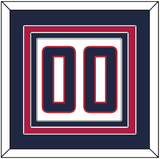 United States Men’s Hockey Number - 2014 Olympics Home White - Triple Mat 2