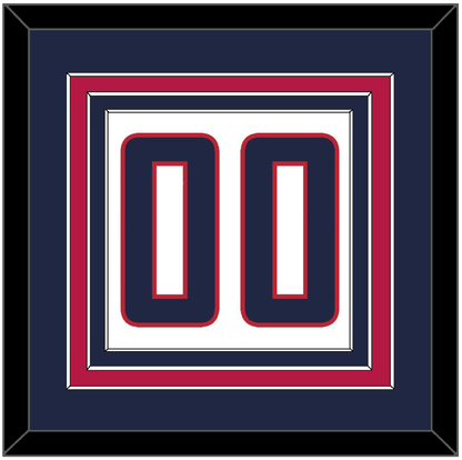 United States Men’s Hockey Number - 2010 Olympics Home White - Premier Tier 2