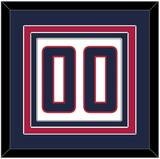 United States Men’s Hockey Number - 2014 Olympics Home White - Triple Mat 2