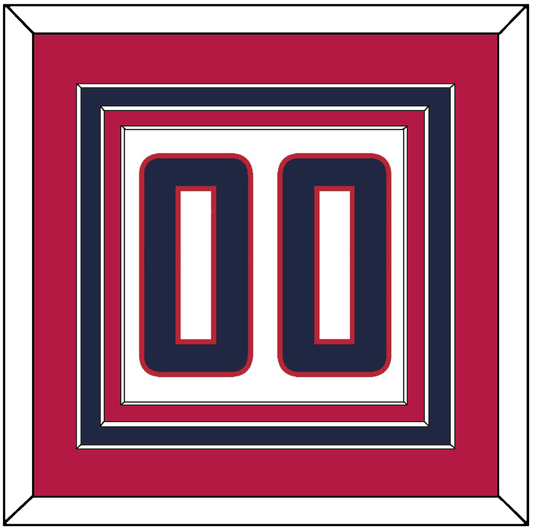 United States Men’s Hockey Number - 2010 Olympics Home White - Premier Tier 3