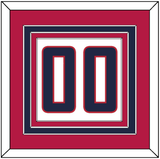 United States Men’s Hockey Number - 2014 Olympics Home White - Triple Mat 3