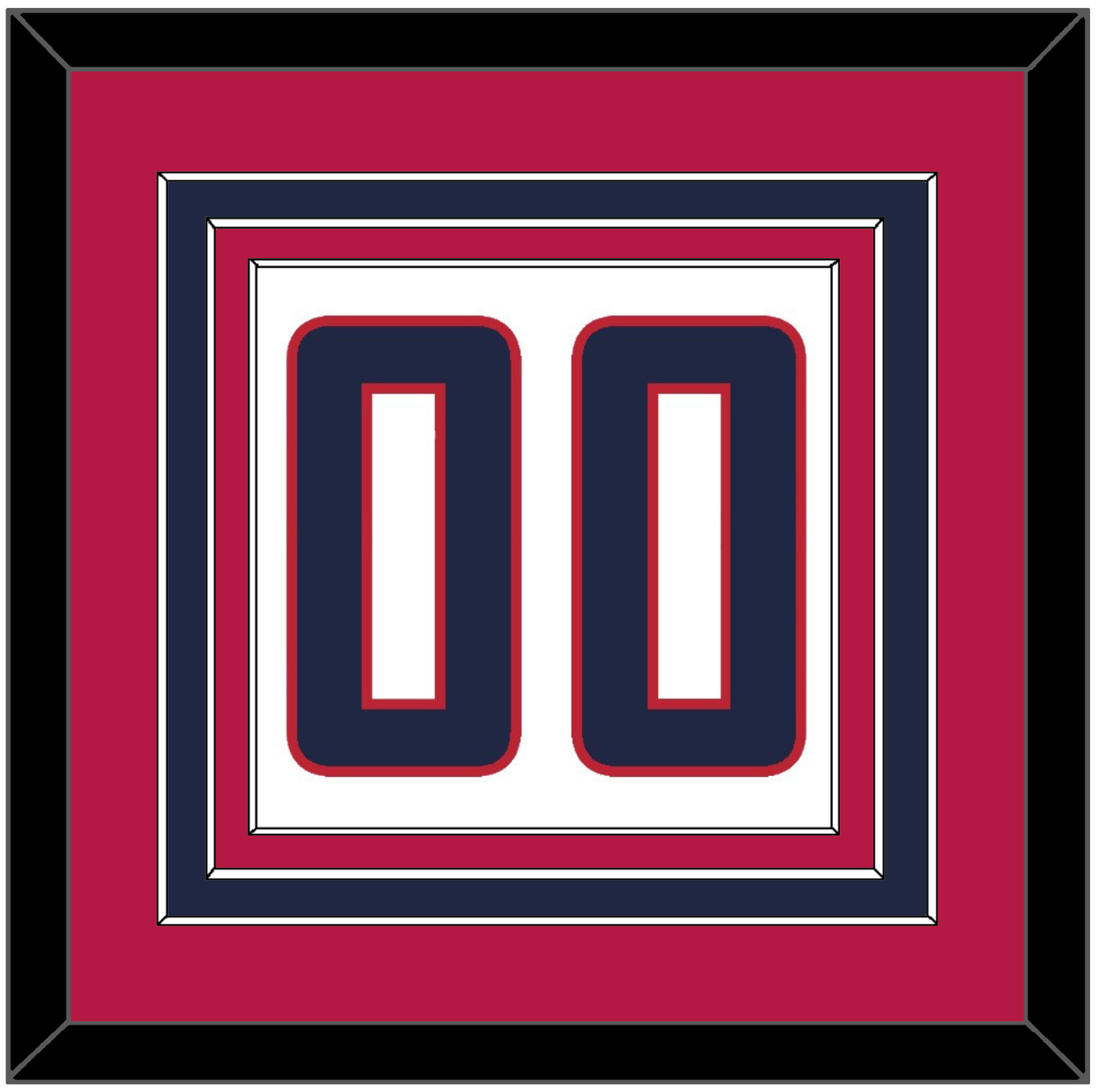 United States Men’s Hockey Number - 2014 Olympics Home White - Premier Tier 3