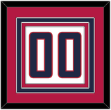 United States Men’s Hockey Number - 2014 Olympics Home White - Triple Mat 3