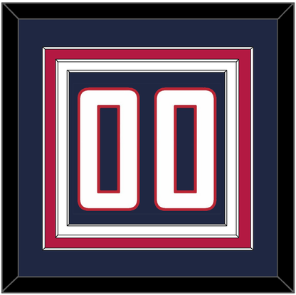 United States Men’s Hockey Number - 2014 Olympics Road Blue - Premier Tier 2