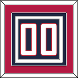 United States Men’s Hockey Number - 2010 Olympics Road Blue - Triple Mat 3