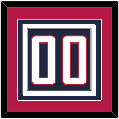 United States Men’s Hockey Number - 2010 Olympics Road Blue - Premier Tier 3