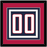 United States Men’s Hockey Number - 2010 Olympics Road Blue - Triple Mat 3