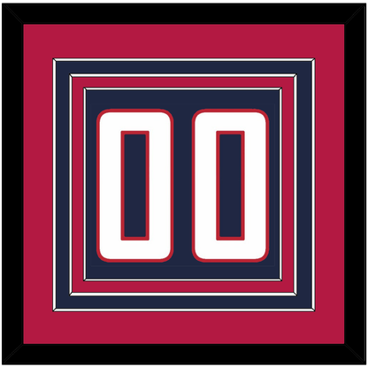 United States Men’s Hockey Number - 2014 Olympics Road Blue - Premier Tier 4