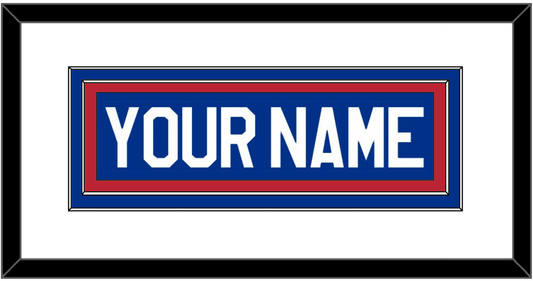 United States Men’s Hockey Nameplate - 1980 Olympics Road Blue - Signature Tier 1