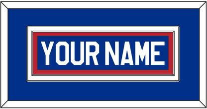 United States Men’s Hockey Nameplate - 1980 Olympics Road Blue - Signature Tier 2