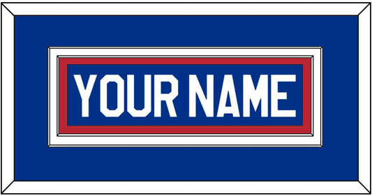 United States Men’s Hockey Nameplate - 1980 Olympics Road Blue - Signature Tier 2