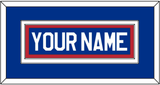 United States Men’s Hockey Nameplate - 1980 Olympics Road Blue - Double Mat 2