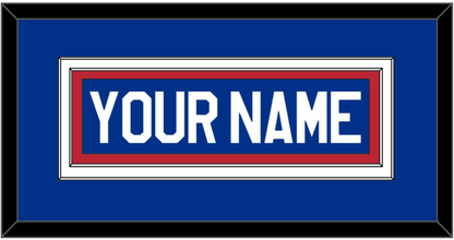 United States Men’s Hockey Nameplate - 1980 Olympics Road Blue - Signature Tier 2