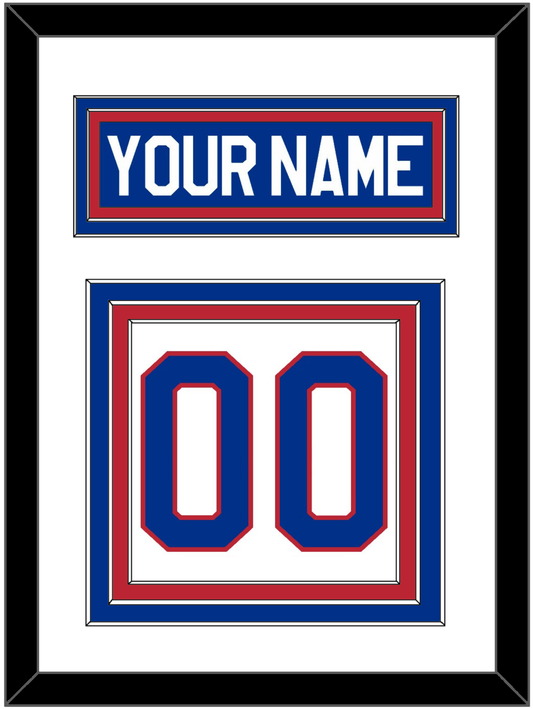 United States Men's Hockey Nameplate & Number (Back) - 1980 Olympics Home White - Premier Tier 1