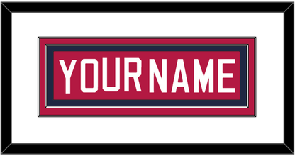 United States Men’s Hockey Nameplate - 2002 Olympics Road Blue - Signature Tier 1